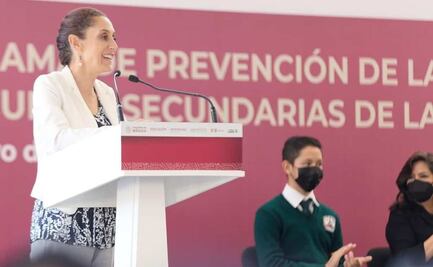 Presentan programa para combatir consumo de drogas y violencia en secundarias de la CDMX