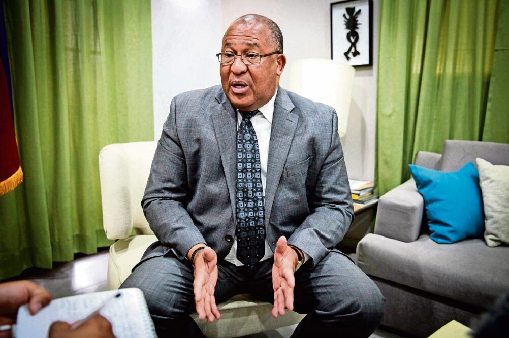 Pierrot Délienne Canciller haitiano (JORGE SERRATOS. EL UNIVERSAL)