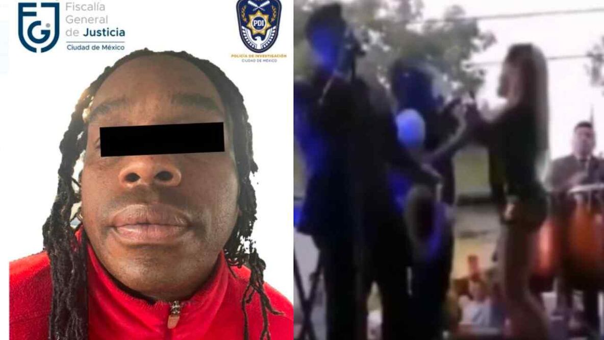 Agentes detuvieron a Yian, por el delito de abuso sexual de Heydi Infante. Foto Especial