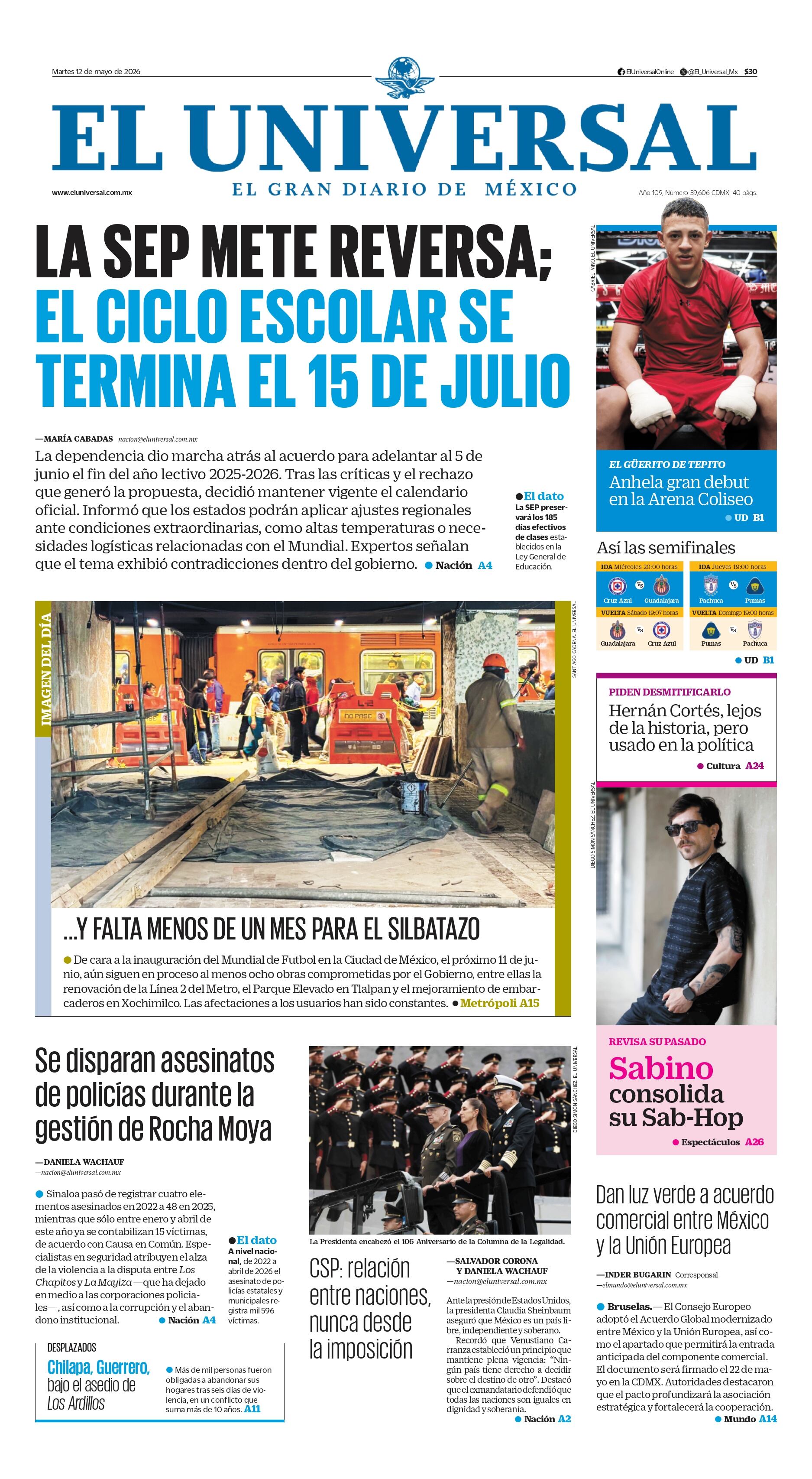 Portada impresa