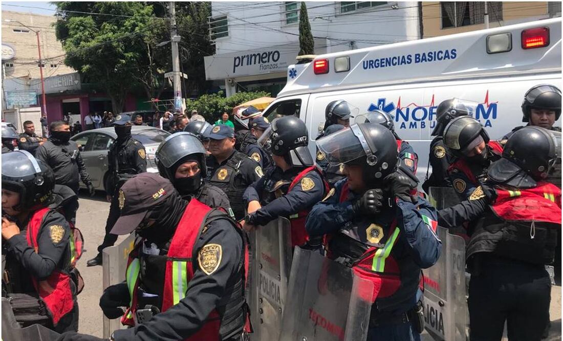 Reportan fuerte movilización policial tras riña en Reclusorio Oriente. Foto: Francisco Rodríguez/ EL UNIVERSAL