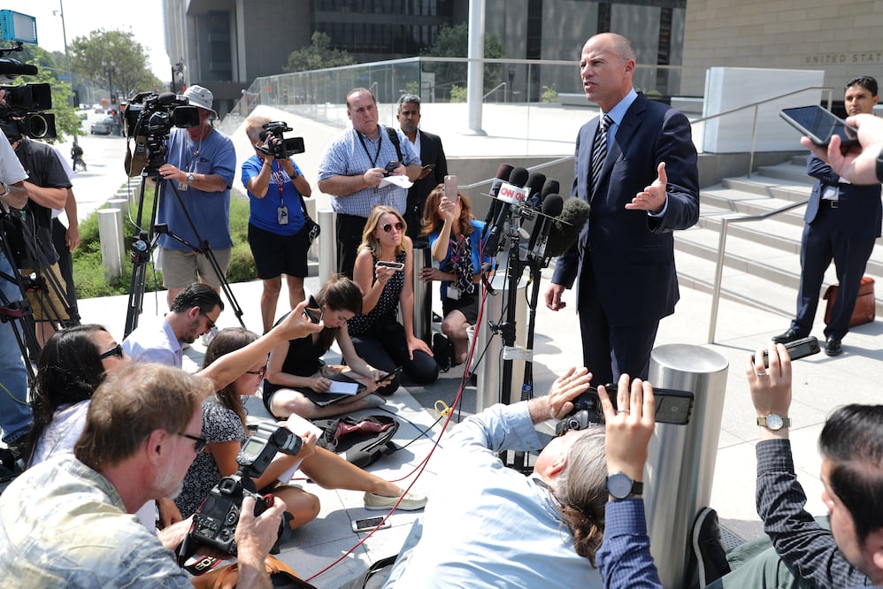 Michael Avenatti, abogado de la actriz porno Stormy Daniels (Foto: AFP)