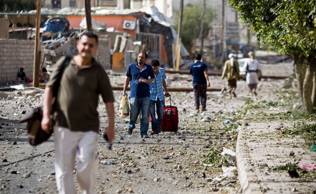 La OIM ha logrado hasta ahora evacuar del Yemen a 400 personas de veinte países (Foto: AP)