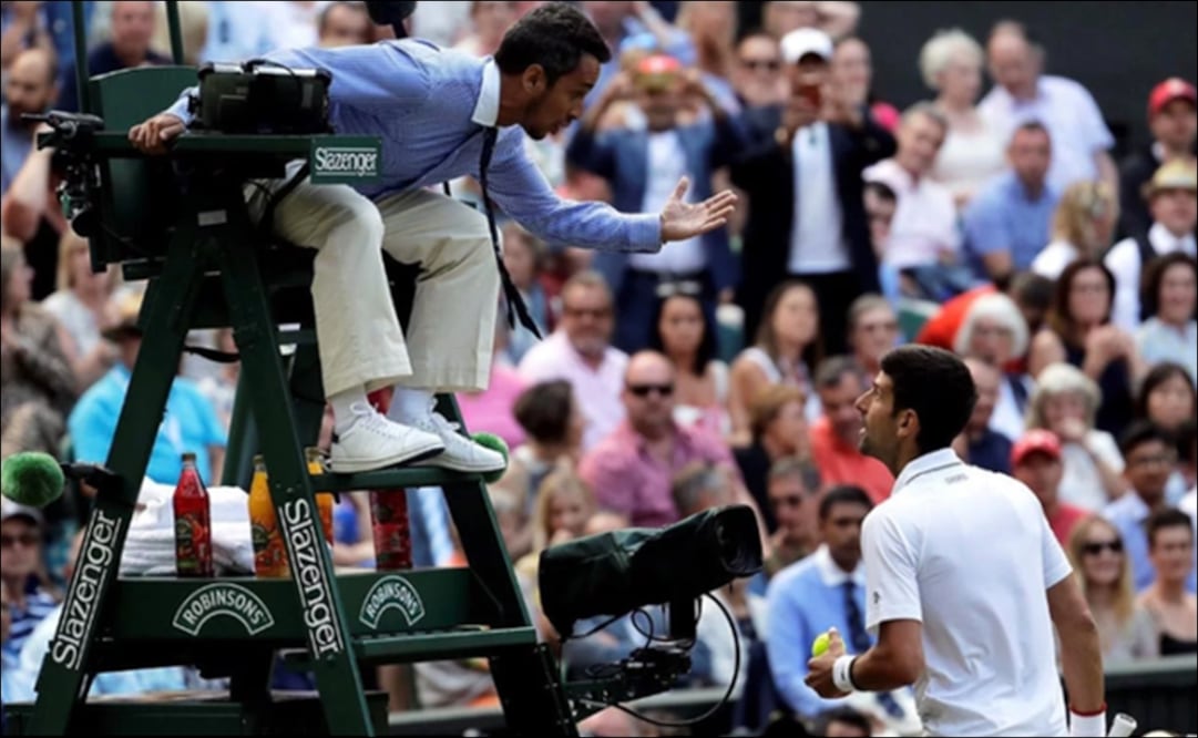 Damian Steiner con Djokovic. Foto: Twitter
