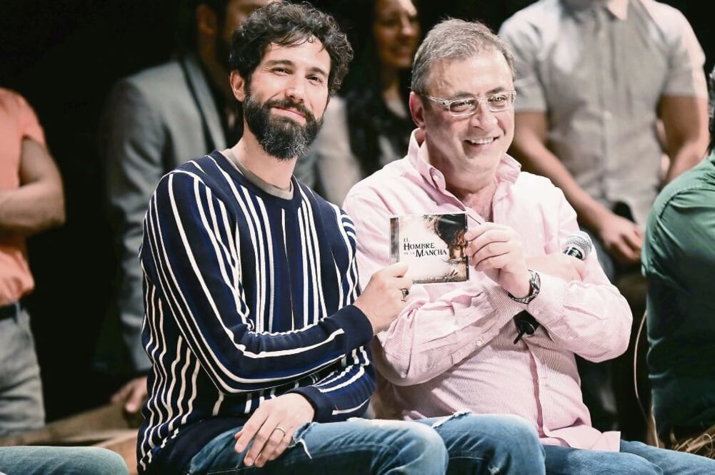 Benny Ibarra (actor) y Gibert (productor) presentaron el soundtrack de la obra. (IRVIN OLIVARES. EL UNIVERSAL)