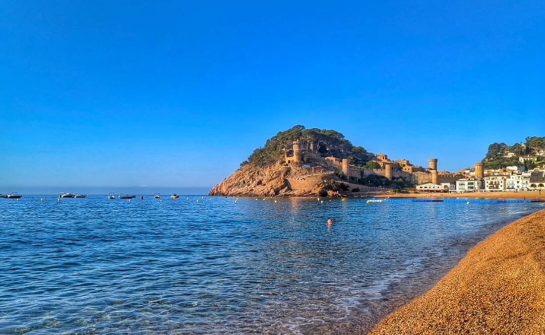 Castillo de Tossa de Mar, en Cataluña. Foto: Oficina de Turismo de Tossa de Mar.