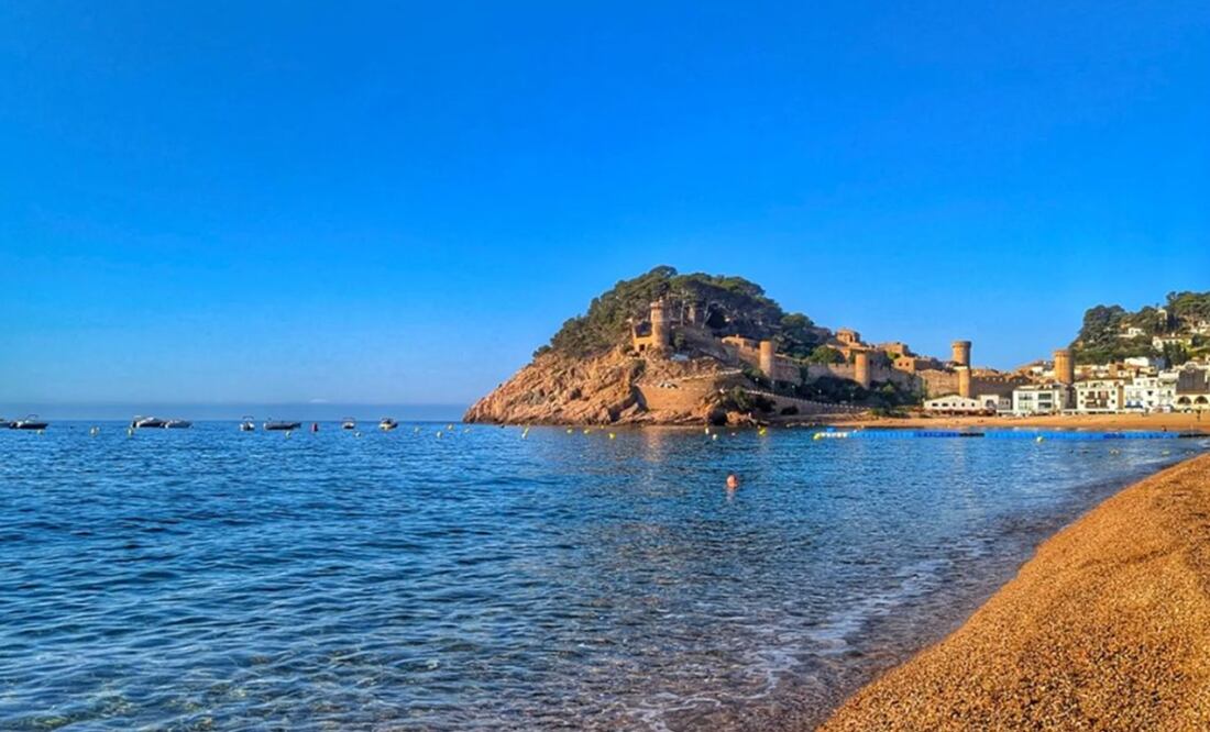 Castillo de Tossa de Mar, en Cataluña. Foto: Oficina de Turismo de Tossa de Mar.
