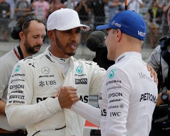 Valtteri Bottas y Lewis Hamilton los más rápidos en primeras prácticas
