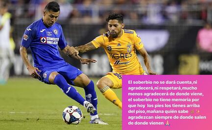Esposa del 'Cata', ¿llama soberbio a jugador de Tigres?