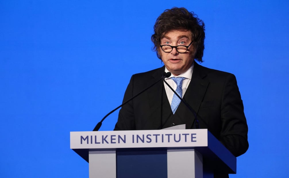 Javier Milei, presidente de Argentina. (06/05/2026). Foto: AFP.