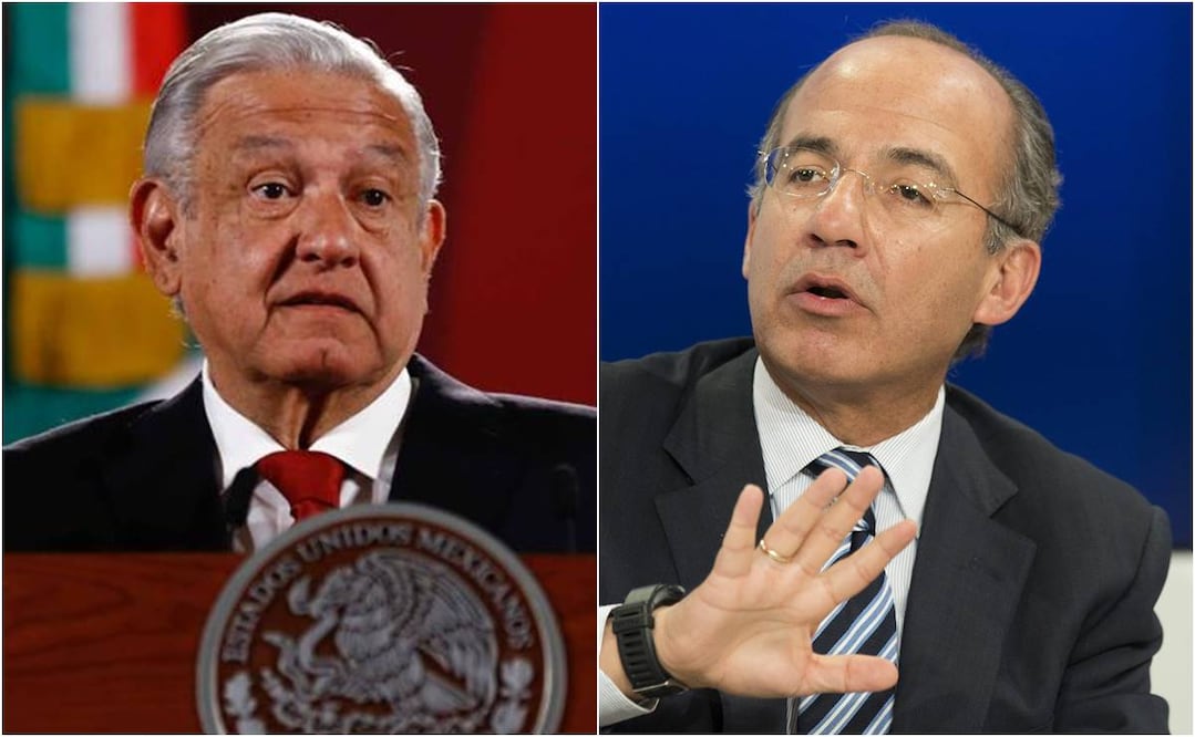 López Obrador acusó durante su conferencia mañanera al exmandatario de ser hipócrita sobre lo que ocurrió en Michoacán. Foto: Diego Simón Sánchez y EFE