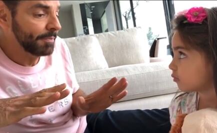 Hija de Eugenio Derbez se pone celosa de la hija Aislinn