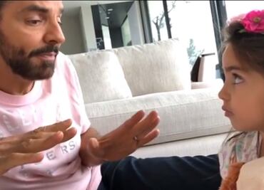 Hija de Eugenio Derbez se pone celosa de la hija Aislinn