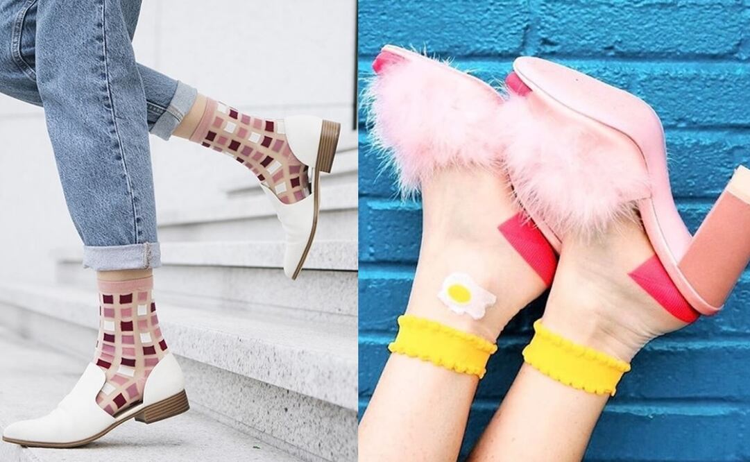 Las medias cortas decoradas son divertidas, irreverentes, coloridas y muy fáciles de combinar. Te decimos cómo. Foto Instagram