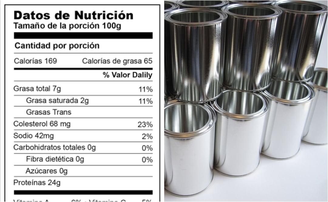  Las etiquetas de los alimentos funcionan para conocer su porcentaje nutricional. [Foto: Pixabay]