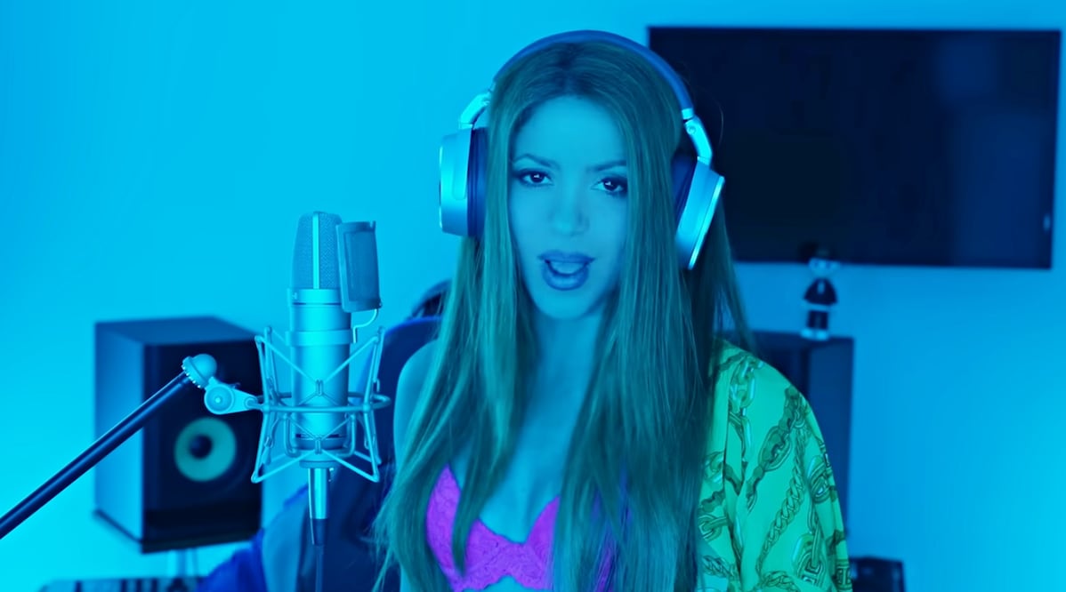 Shakira en el videoclip de "Music Session #53".
Foto: YouTube