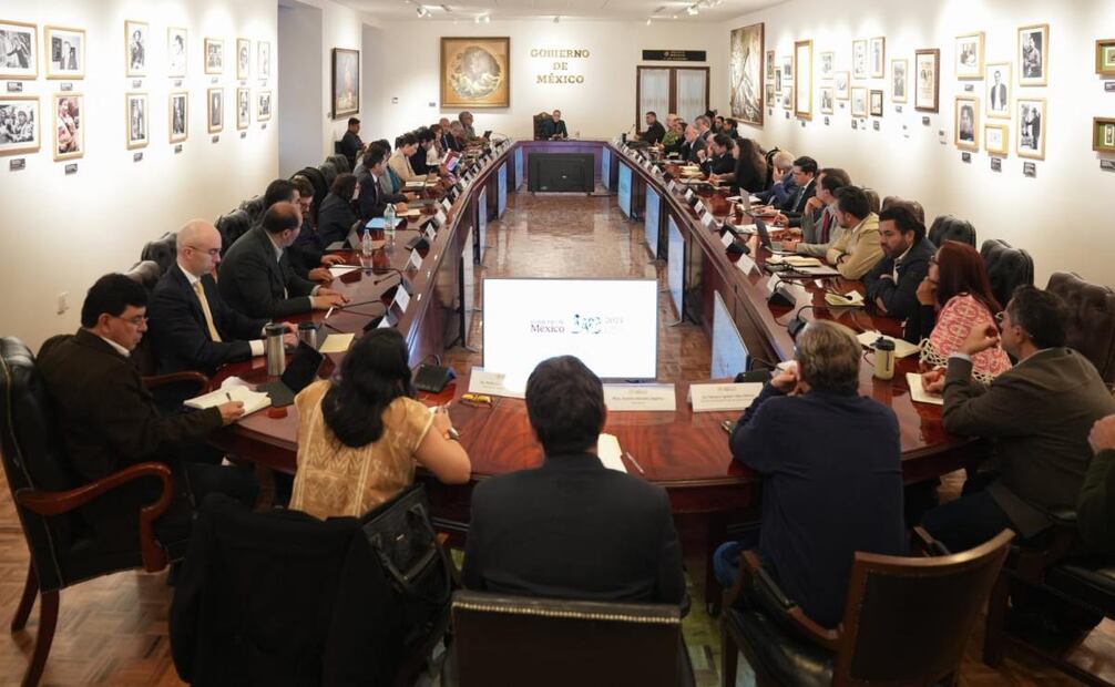 La presidenta Claudia Sheinbaum encabeza primera reunión con gabinete para Plan Michoacán por la Paz y la Justicia. Foto: Especial