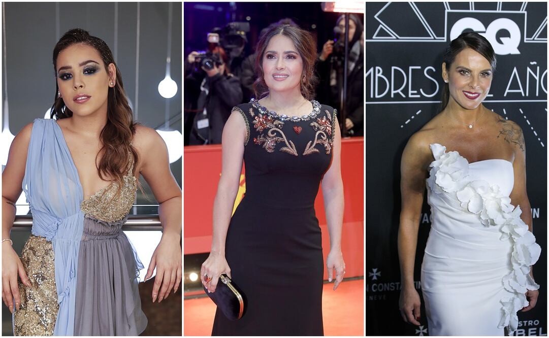 Danna Paola, Salma Hayek y Kate del Castillo. Fotos: Archivo