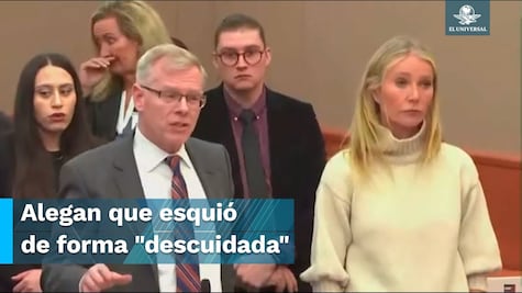 Se defiende Gwyneth Paltrow en corte de EU por acusación de esquiar de manera "peligrosa"