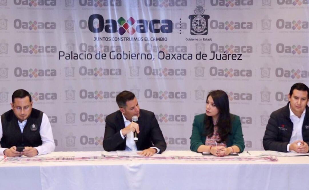 Conferencia de prensa del gobernador de Oaxaca, Alejandro Murat / Tomada de Twitter @alejandromurat