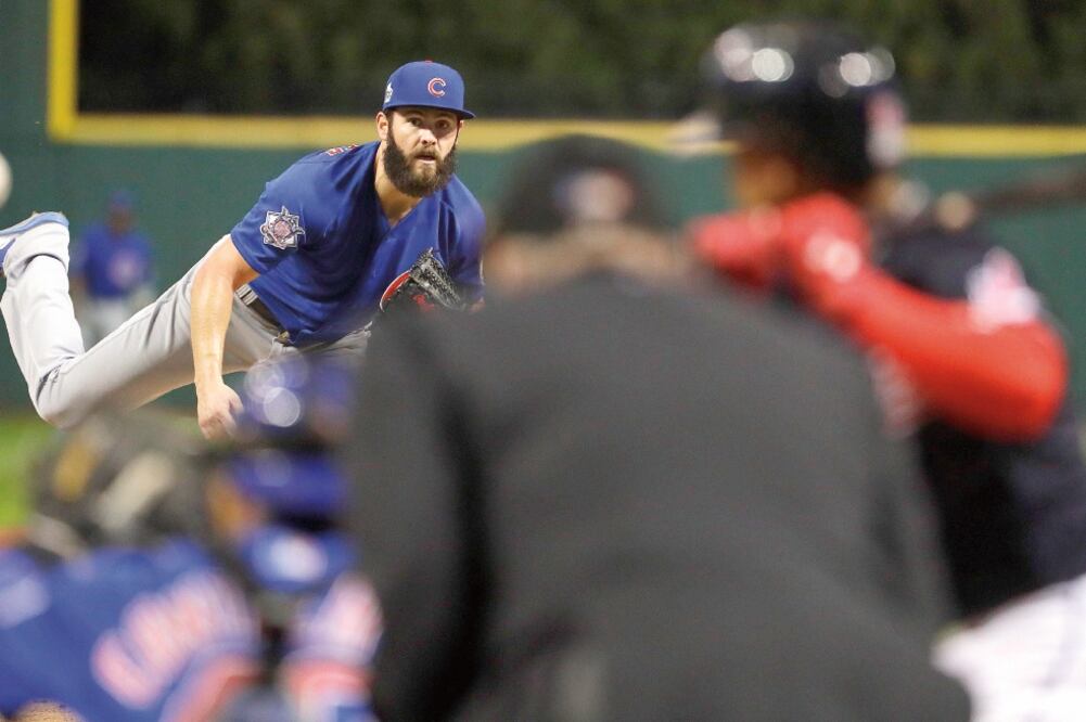Jake Arrieta se convirtió en el primer pitcher de los Cubs con múltiples aperturas en Serie Mundial desde Lon Warneke, en 1935. (FOTO: JAMIE SQUIRE. EFE)