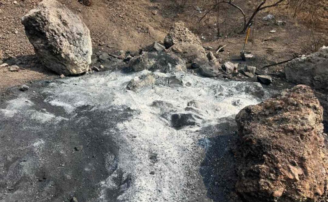 Crematorio clandestino en la CDMX. Foto: X @CeciPatriciaF