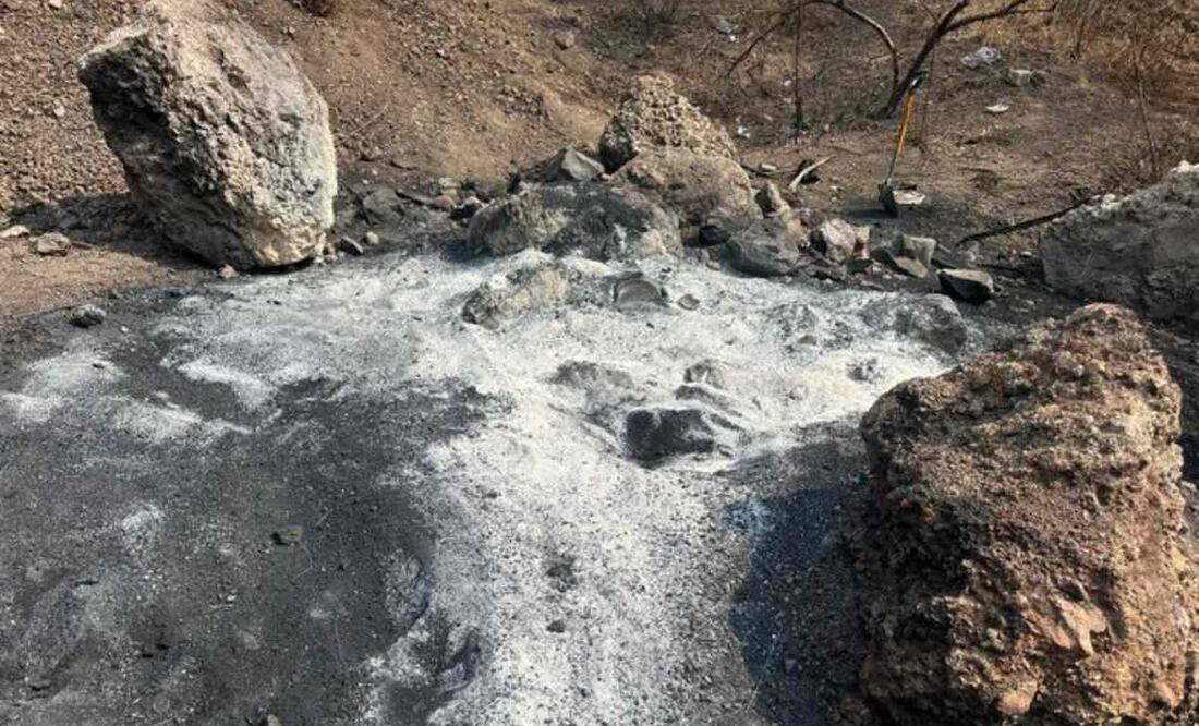 Crematorio clandestino en la CDMX. Foto: X @CeciPatriciaF