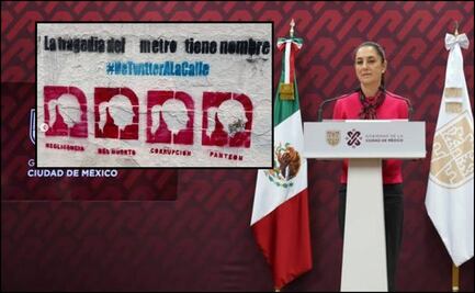 Tras aparición de pintas en bardas, dice Sheinbaum que hay una "campaña sucia"