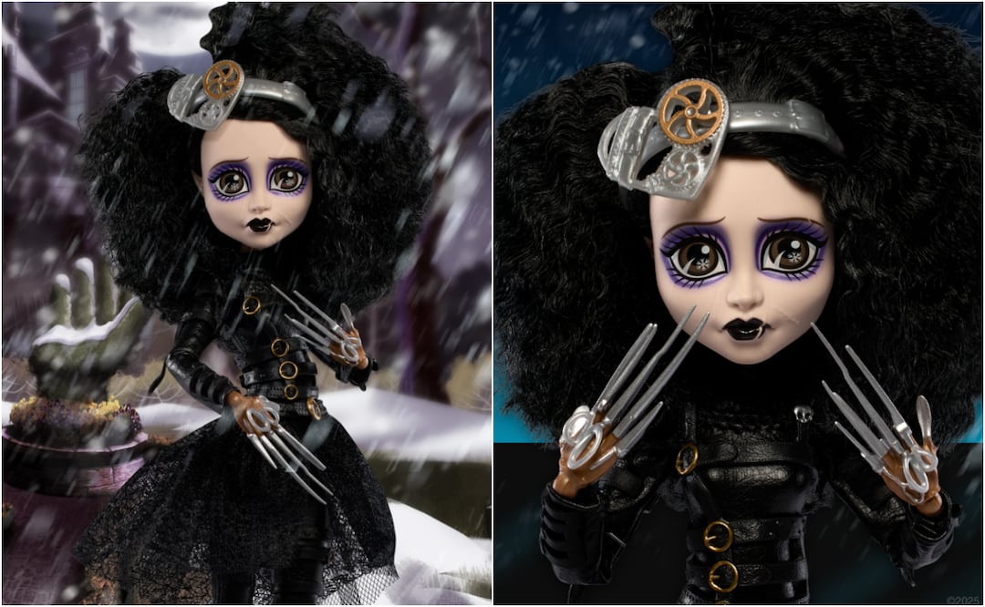 Monster High lanza nueva muñeca inspirada en El joven manos de tijera. Foto: Mattel Creations