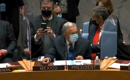 Minuto a minuto de AMLO en el Consejo de Seguridad de la ONU