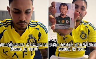 ¡Salió estafado!; compra álbum del Mundial en Tepito y le sale la estampa de "Chabelo"