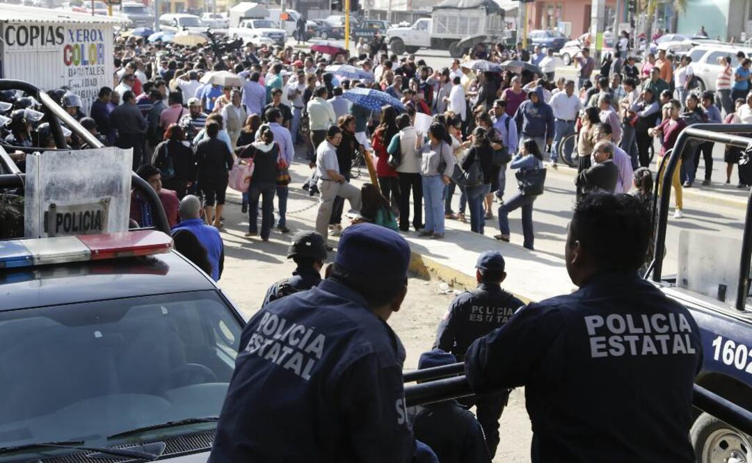 CNTE continuará protestas a contraturno en Oaxaca