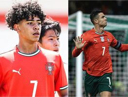 El hijo de Cristiano Ronaldo debuta con la Selección de Portugal y apunta a convertirse en estrella del combinado