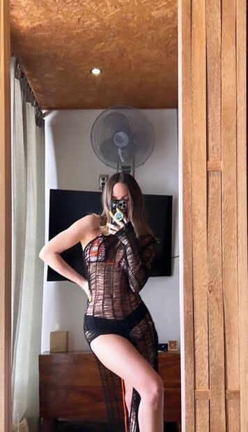 Belinda enciende Instagram en bikini de crochet