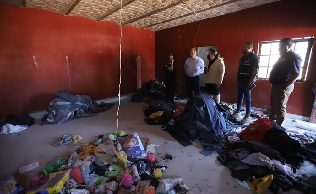 Informa Fiscalía del Estado sobre nuevos indicios de la investigación en el rancho Izaguirre. Fotos: de Coordinación de seguridad del gobierno de Jalisco