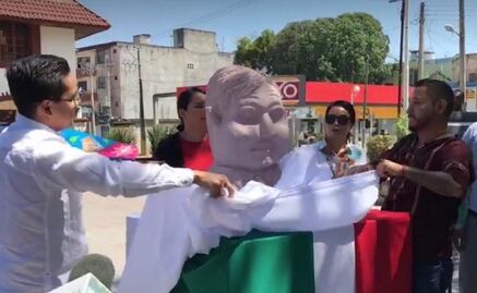 Debemos de tomar en serio la figura presidencial, dice “El Mijis” sobre busto de AMLO