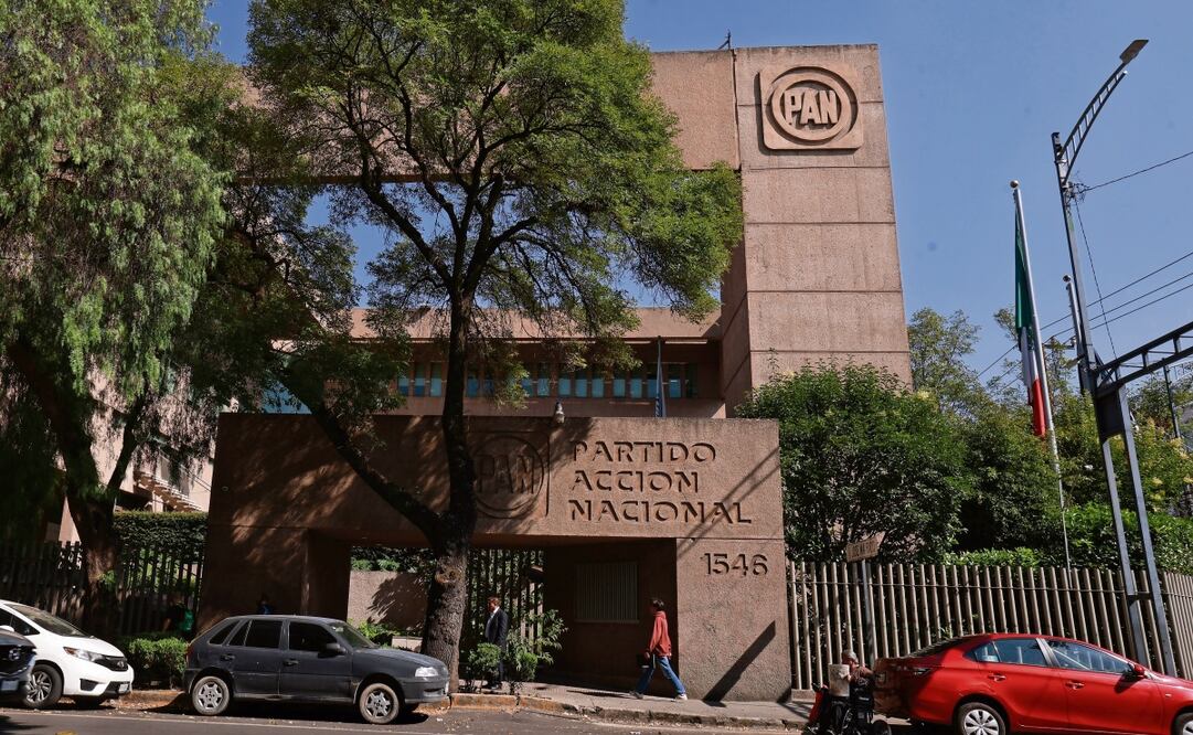 La sede del PAN, ubicada en avenida Coyoacán, será testigo de la elección interna. Foto: Fernanda Rojas / EL UNIVERSAL