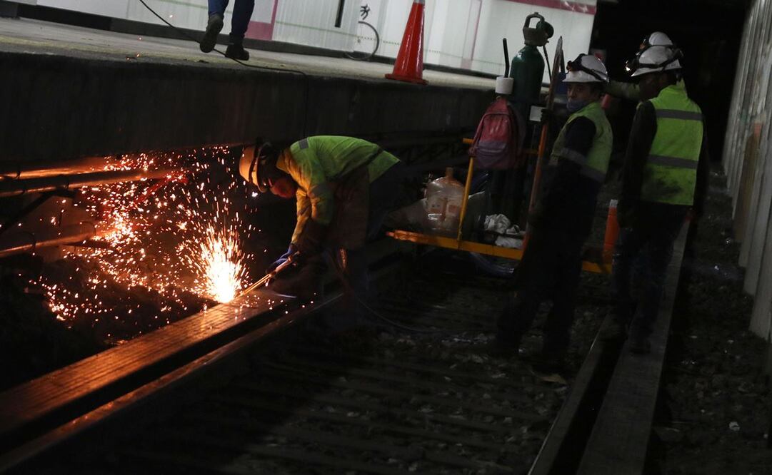 El coordinador del proyecto de modernización de la L1 del Metro, David Escalante, aseguró que el tramo que va de Salto del Agua a Balderas es una zona estratégica para la obra, pues será una lanzadera de maquinaria y material / Foto: Carlos Mejía. EL UNIVERSAL 
