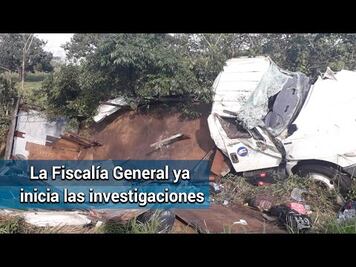 En volcadura, migrante muere y hay 81 heridos