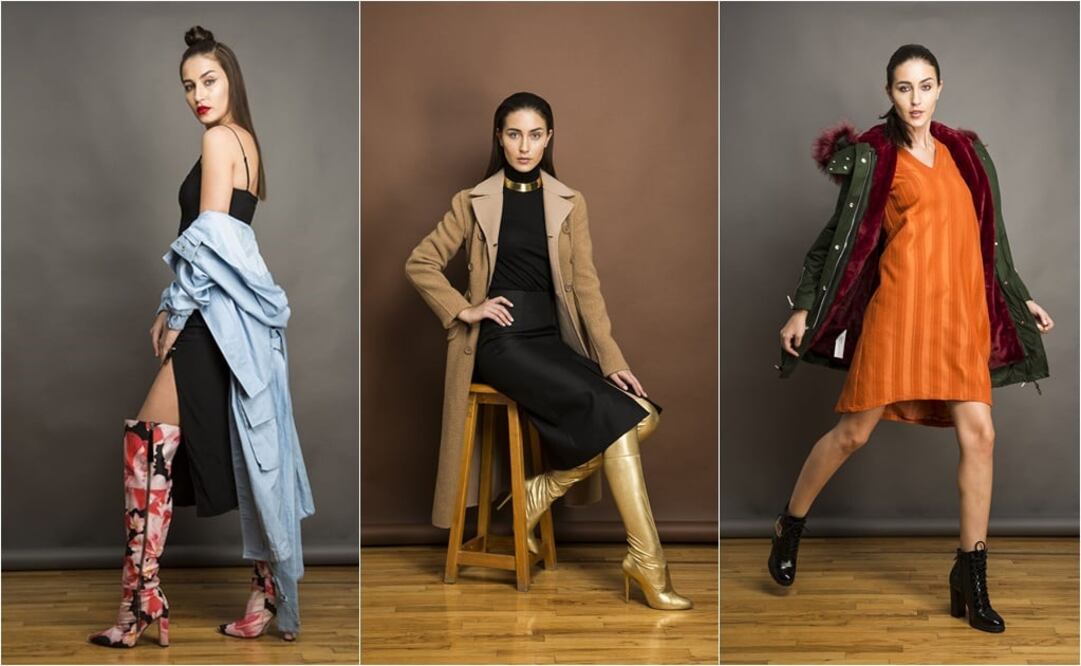 En esta temporada, no hay mejor compañía para tu vestido que un par de botas. (Fotos: Jorge Garaiz)