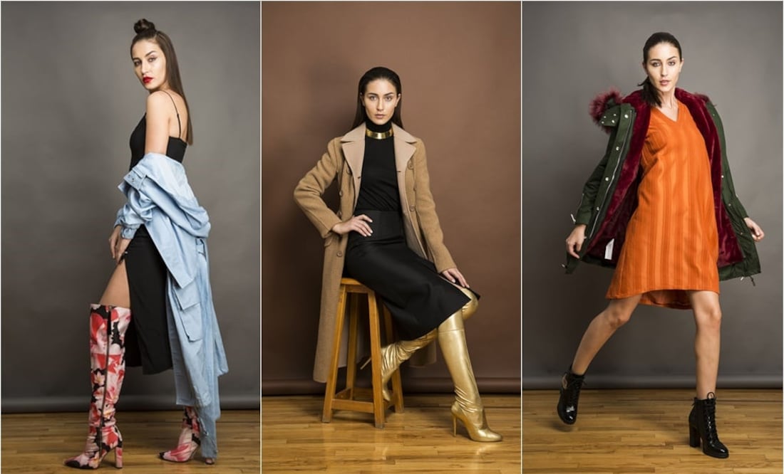 En esta temporada, no hay mejor compañía para tu vestido que un par de botas. (Fotos: Jorge Garaiz)