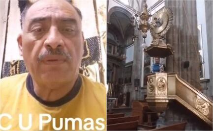 VIDEO: Tunden a Don Beto, fanático de Pumas por realizar grito en iglesia