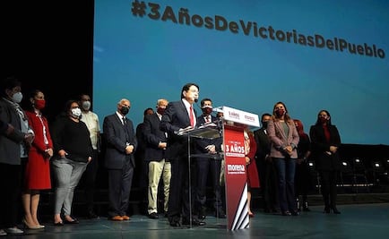 Morena emite condena tras abucheos a Mario Delgado en festejo de AMLO