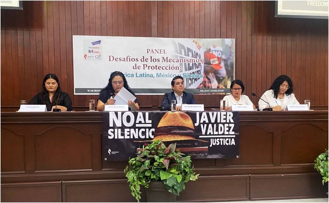 Balbina Flores MartÍnez dijo que el año 2022 ha sido el más violento contra la prensa. Foto: Javier Cabrera/ EL UNIVERSAL