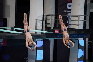 Osmar Olvera y Juan Celaya terminan en último lugar de la Súper Final de la Copa del Mundo; recibieron cero puntos en clavado