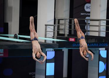 Osmar Olvera y Juan Celaya terminan en último lugar de la Súper Final de la Copa del Mundo; recibieron cero puntos en clavado