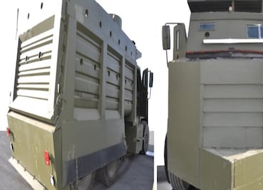 Aseguran "monstruos" de ataque del Cártel de Jalisco Nueva Generación