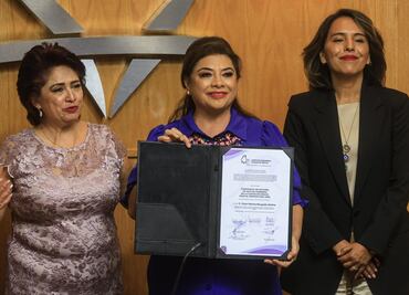 “No les voy a fallar”, asegura Clara Brugada al recibir constancia de mayoría en CDMX
