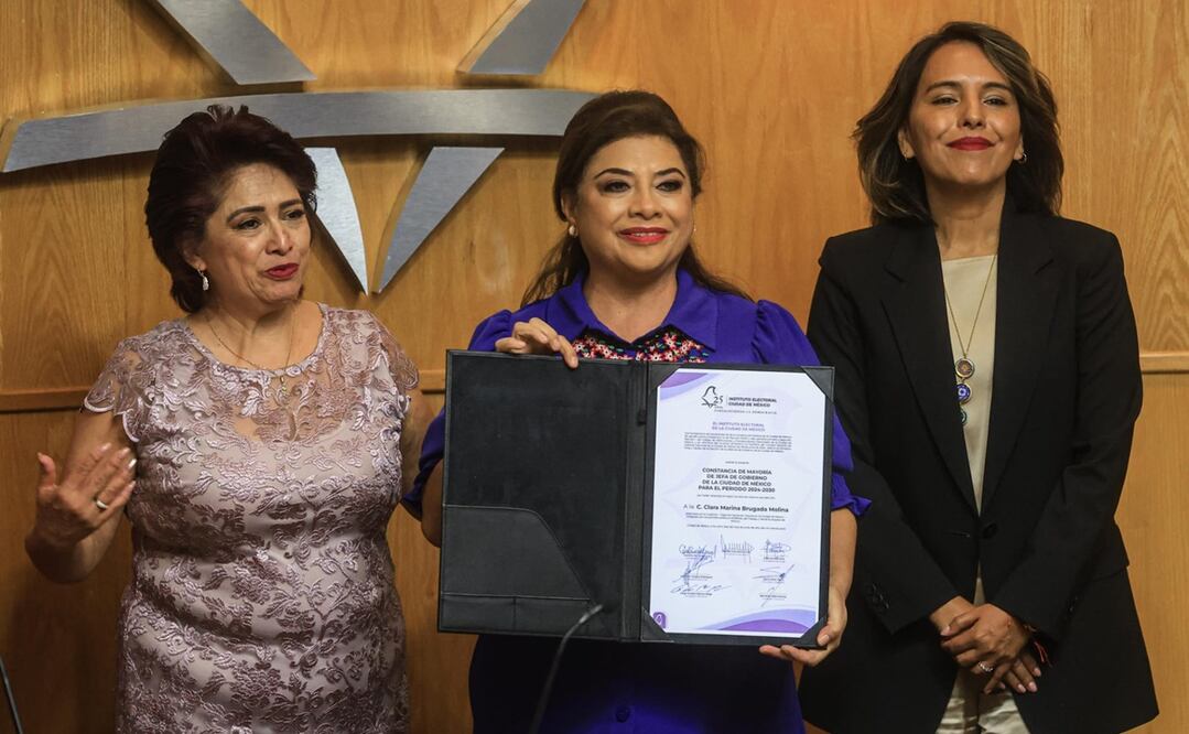 Clara Brugada afirmó que encabezará un gobierno innovador, progresista, con una clara definición de apoyar a los que menos tienen. Foto: Gabriel Pano / EL UNIVERSAL