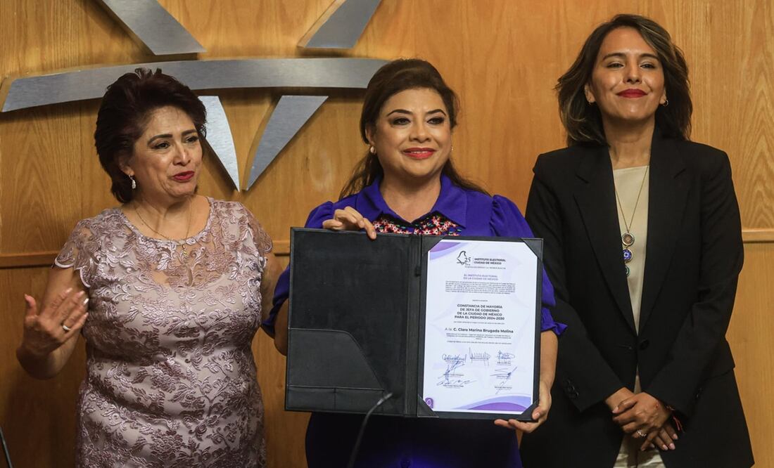 Clara Brugada afirmó que encabezará un gobierno innovador, progresista, con una clara definición de apoyar a los que menos tienen. Foto: Gabriel Pano / EL UNIVERSAL